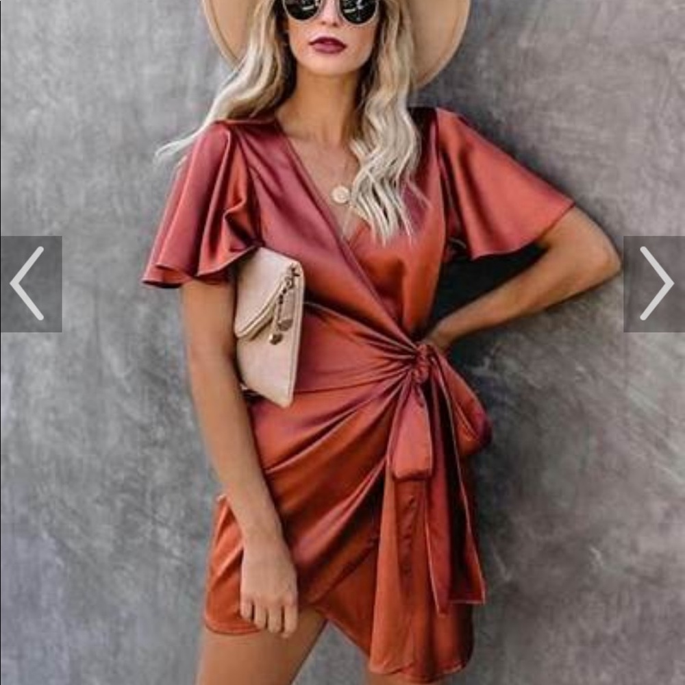 Vici wrap dress